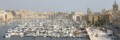 Port de La Valette (Malte) (Agrandir l'image).